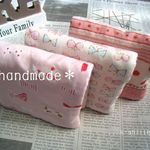 【再⭐️販3】3枚ｾｯﾄ♥８重ｶﾞｰｾﾞふわふわハンカチ♡女の子用★10.5×20ｾﾝﾁ(リボン他)