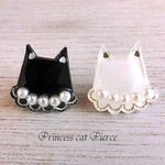 プリンセスキャットのピアス（イヤリング）