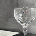 七夕ノンホールピアス　(イヤリング) 織姫と彦星