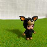 3.5cmキューピー　ミニピンかぶっちゃいました