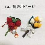 【オーダー作品】ca…様専用ページ　(全2品)