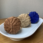 サークルショルダー　ミニチュアカゴバッグ　ナチュラル