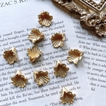 10pcs★ビーズキャップ 花座 #122