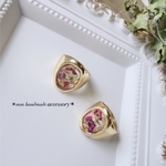 527.ドライフラワーレジンリング