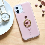 ショコラ‪‪なスマホケース𓂃𓈒𓏸 ‪‪❤︎‬スマホリング付き 押し花スマホケース   iPhoneケース  スマホカバー Android Galaxy Xperia 韓国　全機種　クリア 