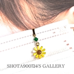 ［再販3］🌻ひまわり🌻Swarovskiマスククリップ