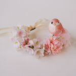 【再入荷】ちょこんと花冠〜小鳥さんといっしょ〜（うさぎさん・他ペット用）・Flower Crown