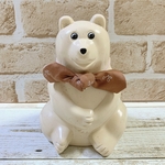 しろくま貯金箱♡蝶ネクタイ⑤