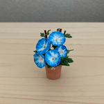 朝顔の花鉢        ミニミニテラコッタ鉢　4