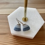 ブルーオパール　フックピアス