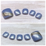 再販2♡ No.176 マグネットミラーネイル　フットネイル