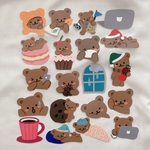 くま　フレークシールつめあわせ③