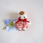 頭巾ちゃん(5㎝)＊ブローチ＊⑤