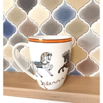 ライディングホースのマグカップ