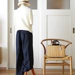 7oz洗い加工デニムフラップポケットパンツ