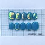 氷ネイルチップB (ビビットブルー)