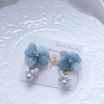 1点もの✳︎ あじさい　レジン　ピアス