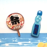 お祭り　ピンバッジ