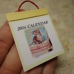 2016年 2か月ずつのカレンダー＊ネコちゃん