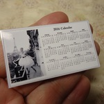2016年 年間のカレンダー＊モノクロ　オシャレ