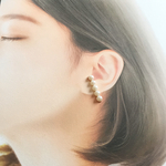 5連パールのイヤリング