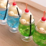 *[メロン][受注生産]シュワっと空飛ぶクリームカメソーダ*