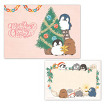 メモ帳　もこぺんたちのクリスマス
