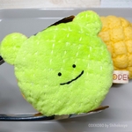 おでこの気まぐれ菓子パン【くまメロンくん・緑】