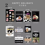 クマちゃんステッカーとカードのセット②