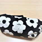 エルゴ用収納カバー・リバーシブル　北欧調花柄black×ブラック