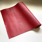 牛革 型押し レッド100㎝×40㎝（40デシ）本革　レザークラフト　革　レザー　leathercraft　