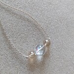 アイリスクォーツのマクラメブレスレット♪(オーラ水晶)