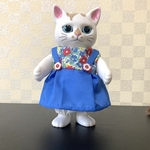 こはるちゃん用　ジャンパースカート一体型ワンピース　