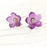 🌸シンプルなキキョウのピアス🌸サージカルステンレス✨✨
