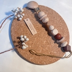 ⭐︎イニシャル可⭐︎おしゃぶりホルダー　handmade 色変更、ギフト