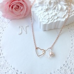 ネックレス《quarante/rose - deux coeur》 