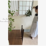 お花屋さんエプロンஐ⋆*ナチュラル・ロングタイプ（タックあり）