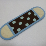 ９１２．ねこたま柄　水筒肩紐カバー　チョコミント　再販