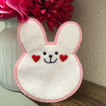 再販13★白うさぎの名札