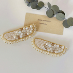 ［２点再販］KAKINOTANEビーズ刺繍ヘアピン