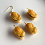 ちょっぴり小さいたい焼きピアス/イヤリング 夏ピアス 夏イヤリング 食品サンプル ミニチュア