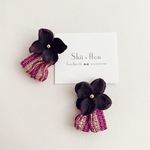 【summer pink 】ethnic/ flowerピアス/イヤリング