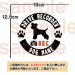ミニチュアシュナウザー ミニシュナ ドライブレコーダーステッカー ドラレコ 丸型 可愛いステッカー 犬 給油口 ステッカー リアガラス 車