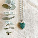 《silver925》heart turquoise❤︎necklace✴︎