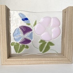 あさがおの飾りプレート