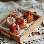 (再販）　【Y様オーダー予約】 *miniature strawberry　tarte　set*