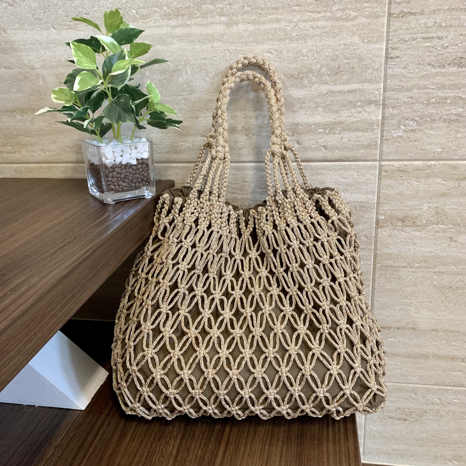 編み編みバッグ#4 7,300円