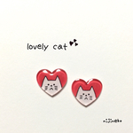 lovely cat (ピアス/イヤリング)
