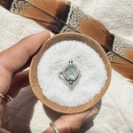 9号【サイズ調整不可】《silver925》raw aquamarine ring❤︎