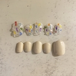 ガラス　ネイルチップ